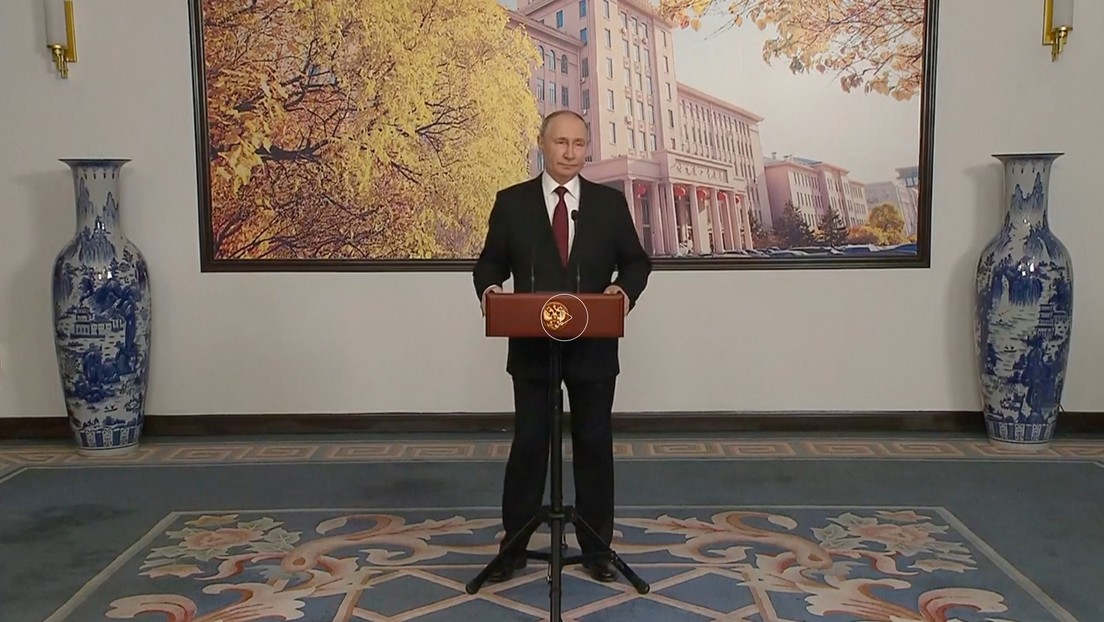 VIDEO: Putin resume su visita a China en una rueda de prensa