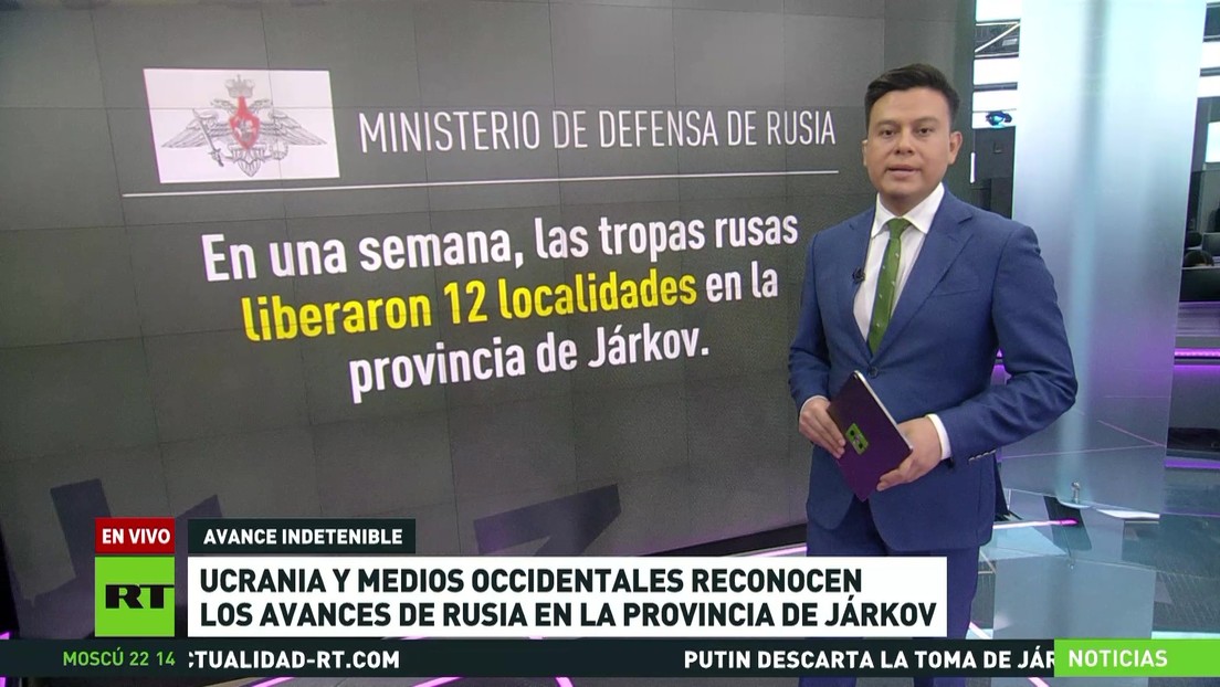 Ucrania y medios occidentales reconocen los avances de Rusia en la provincia de Járkov