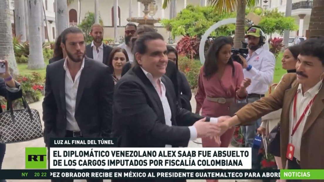 El diplomático venezolano Alex Saab fue absuelto de los cargos imputados por la Fiscalía colombiana