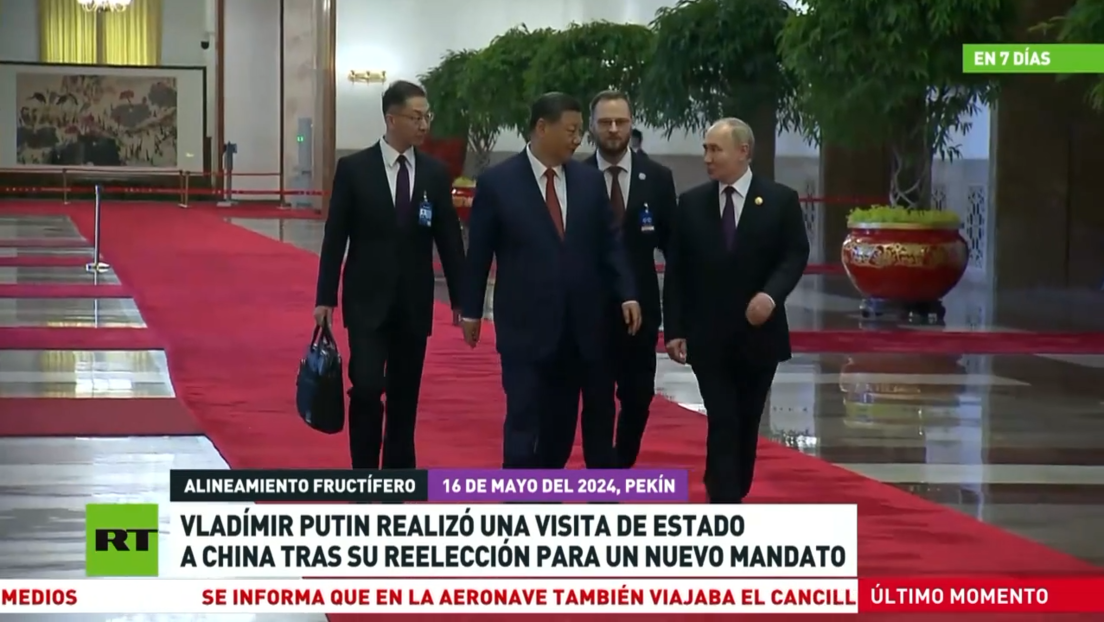 Vladimir Putin realiza una visita de Estado a China tras su reelección para un nuevo mandato