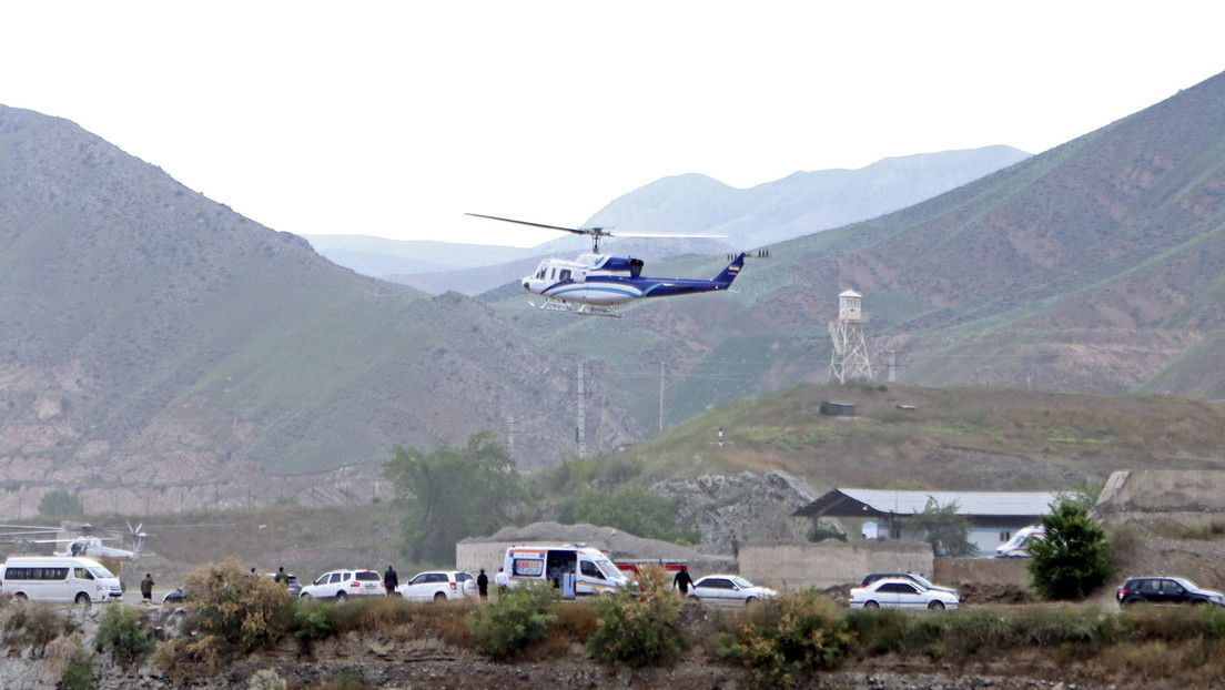 La última imagen del helicóptero que transportaba al presidente iraní - RT