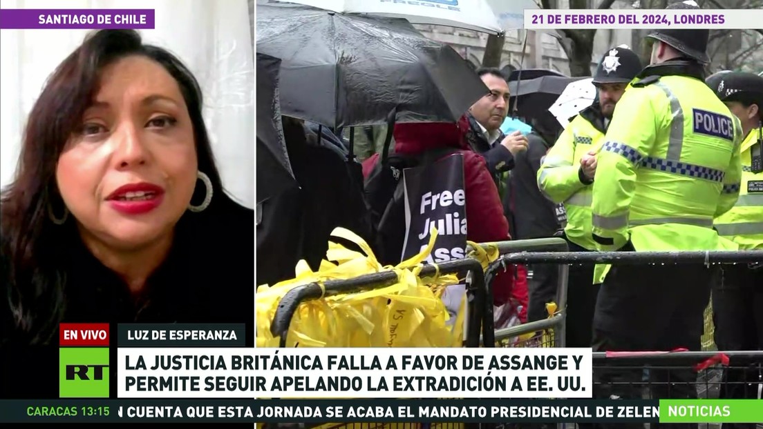 Periodista chilena insta a los países que creen en la democracia a que llamen a EE.UU. a cerrar el caso de Assange