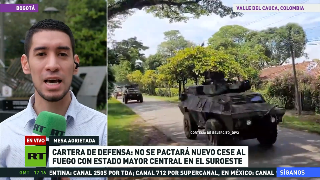 Cartera de Defensa: No se pactará un nuevo cese al fuego con el Estado Mayor Central en el suroeste de Colombia