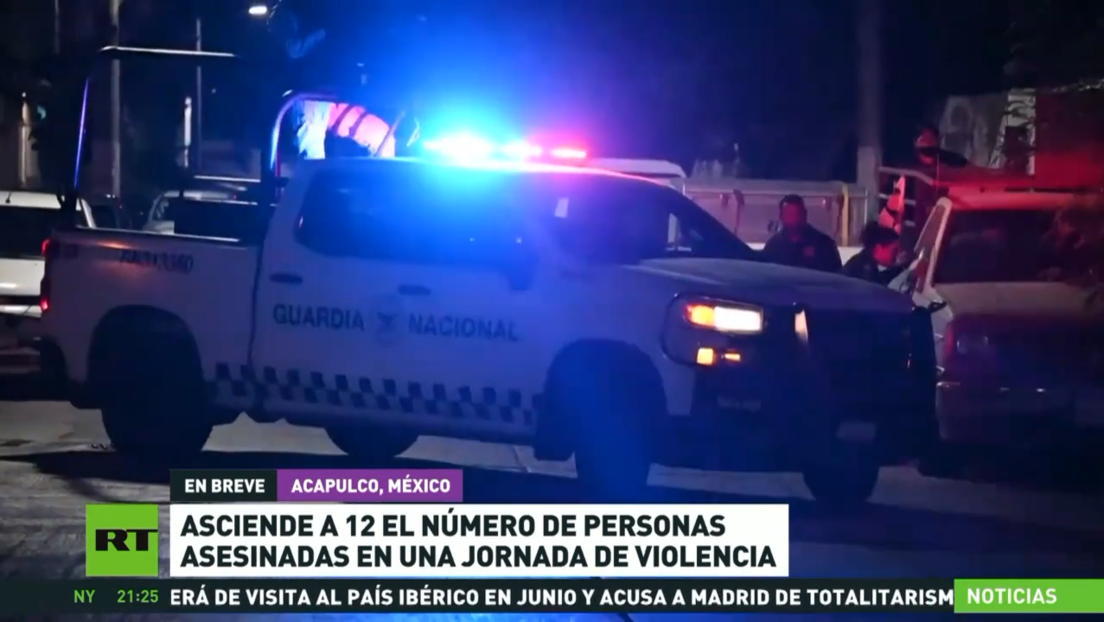 Asesinan a 12 personas en una jornada de violencia en Acapulco