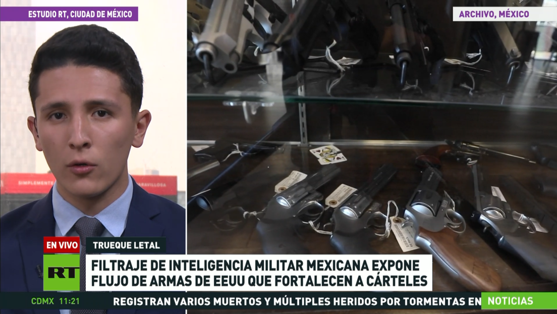 Información filtrada de inteligencia militar mexicana expone que el flujo de armas de EE.UU. fortalece a los cárteles
