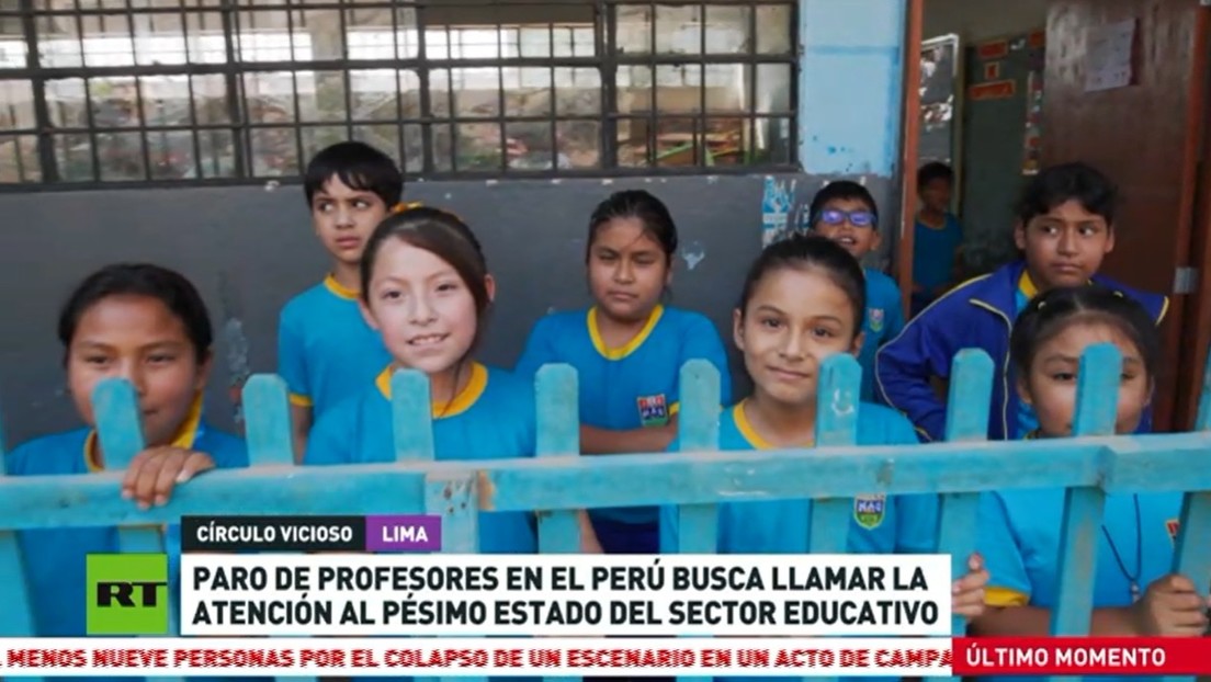 Paro de profesores en Perú busca llamar la atención sobre el pésimo estado del sector educativo