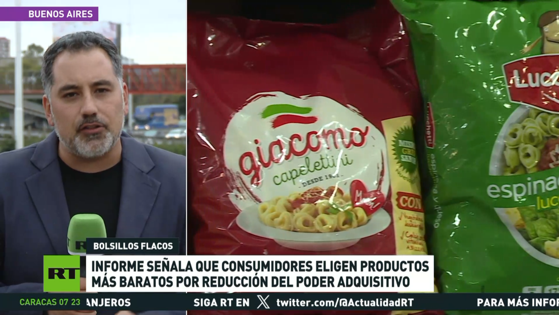 Consumidores de Argentina eligen alimentos más baratos por la caída del poder adquisitivo