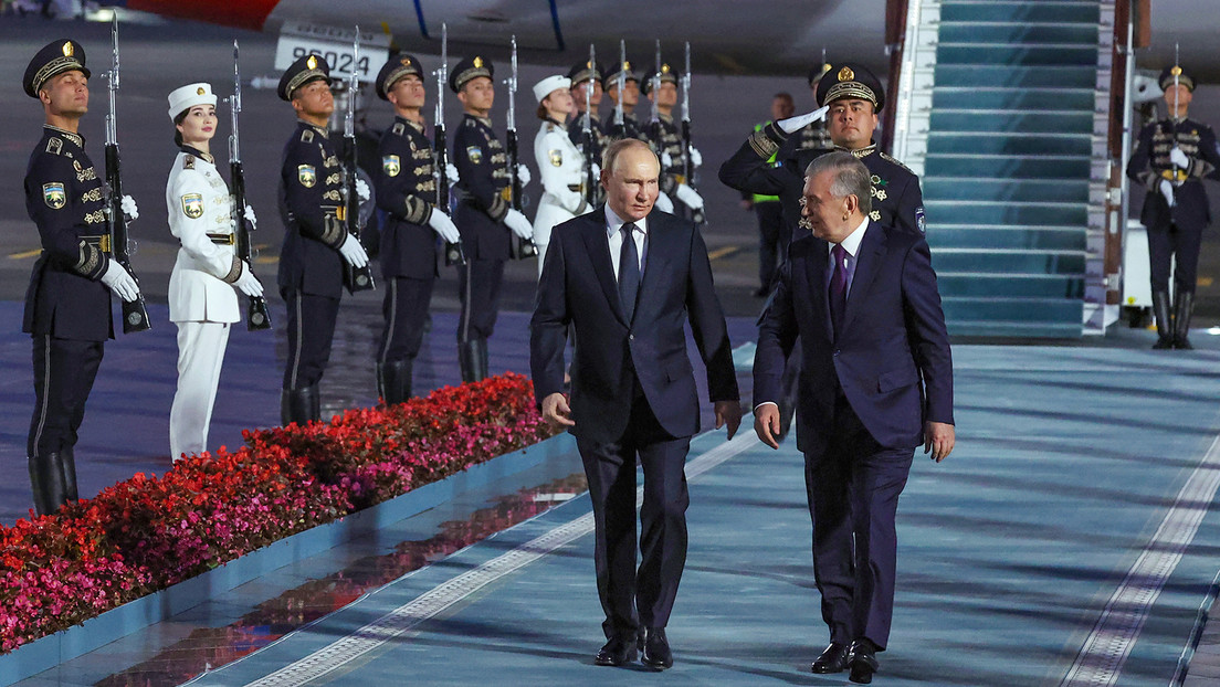 Putin llega a Uzbekistán en una visita de Estado