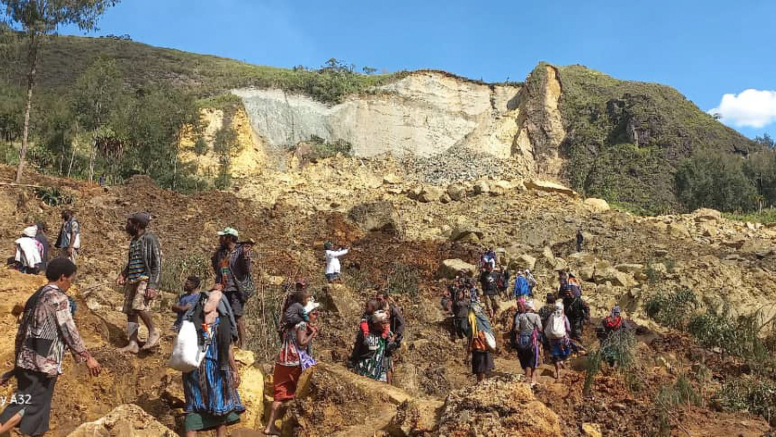 Más de 2.000 sepultados vivos por un alud de tierra en Papúa Nueva Guinea