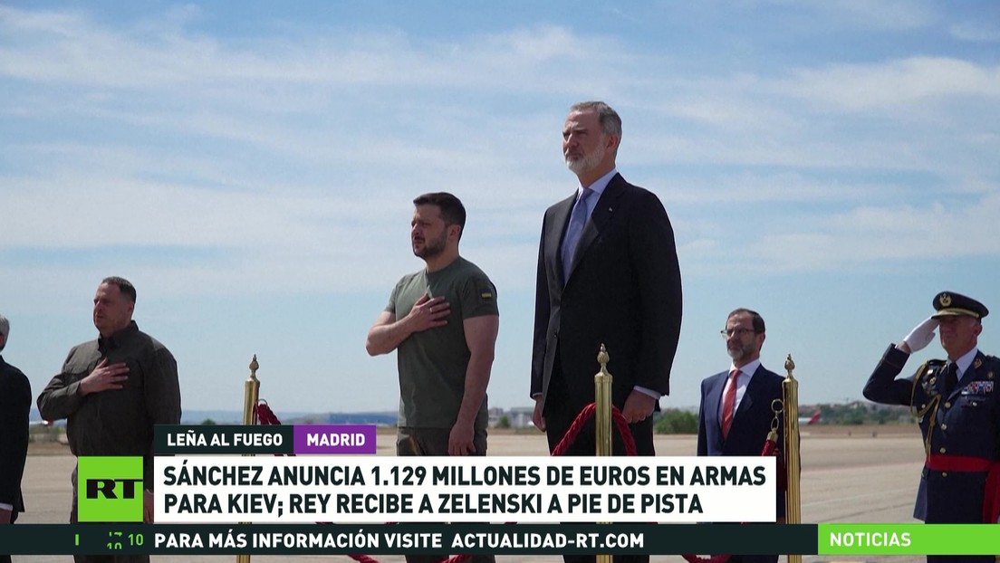 Pedro Sánchez anuncia 1.129 millones de euros en armas para Ucrania
