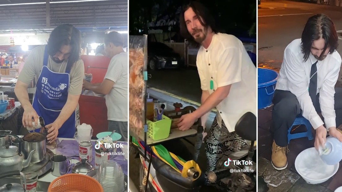 John Wick lava platos y vende comida callejera: doble de Keanu Reeves enloquece a Tailandia