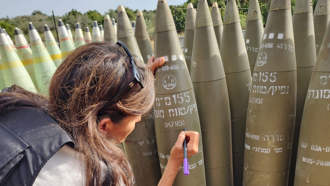 "Acaben con ellos": Nikki Haley firma proyectiles israelíes utilizados contra Gaza