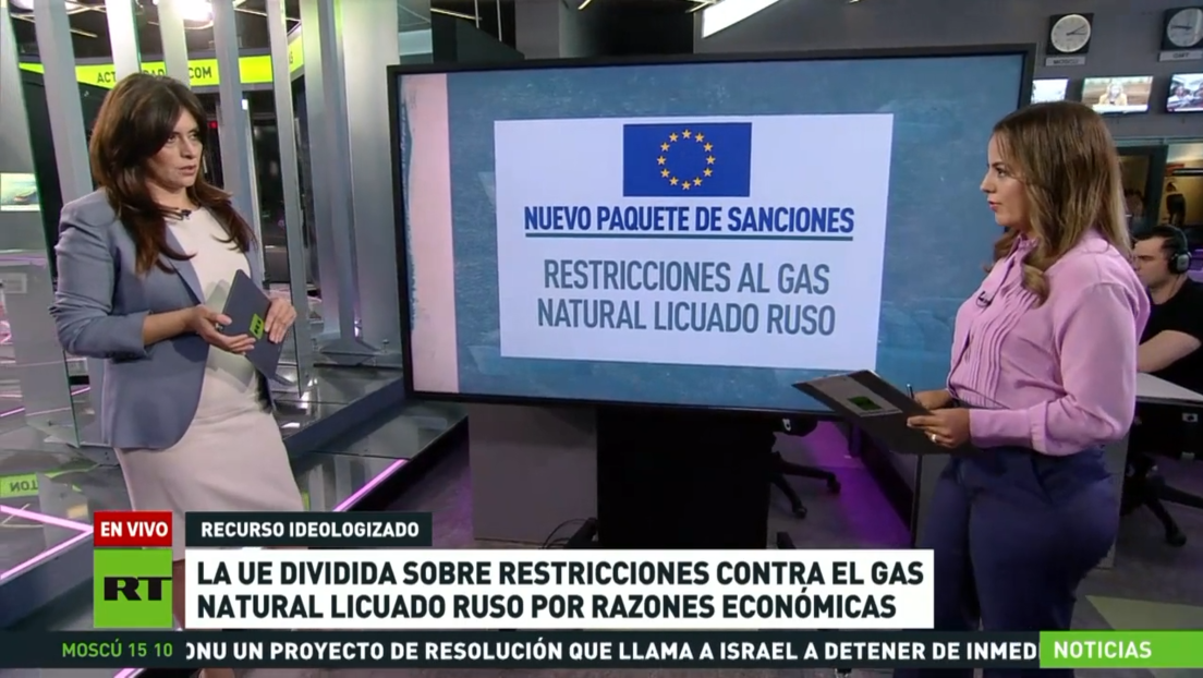 La UE dividida sobre las restricciones contra el gas natural licuado ruso por razones económicas
