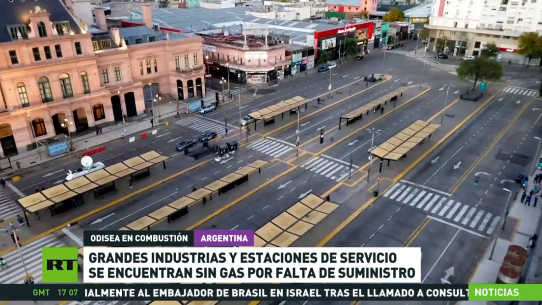 Grandes industrias y gasolineras se encuentran sin gas por falta de suministro en Argentina