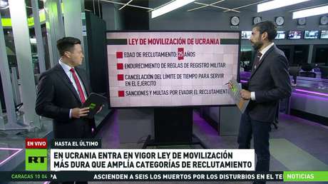 En Ucrania entra en vigor una ley de movilización más dura que amplía las categorías de reclutamiento