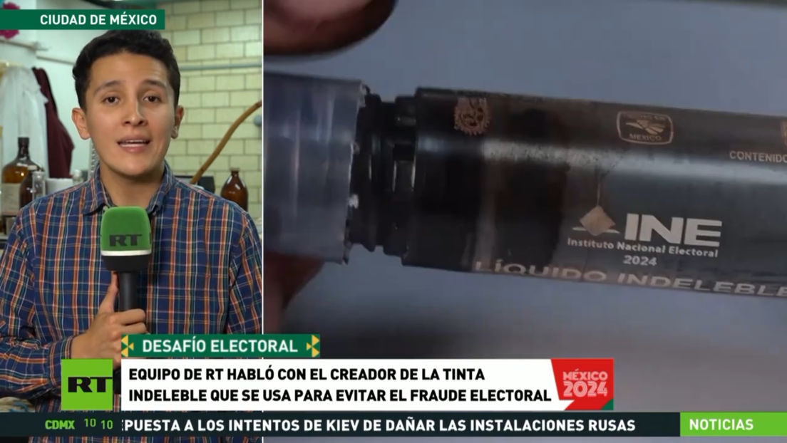 Equipo de RT habló con el creador de la tinta indeleble que se usa para evitar el fraude electoral en México