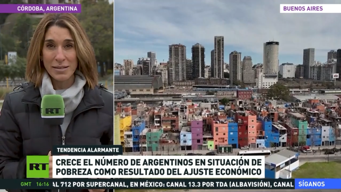 Crece el número de argentinos en situación de pobreza como resultado del ajuste económico