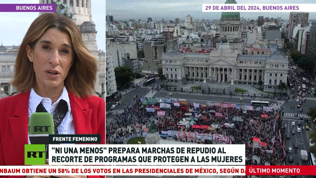 Ni Una Menos prepara marchas de repudio al recorte de programas que protegen a las mujeres en Argentina
