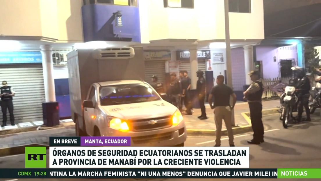 Comando ecuatoriano de seguridad se asentará en la provincia de Manabí por la creciente violencia