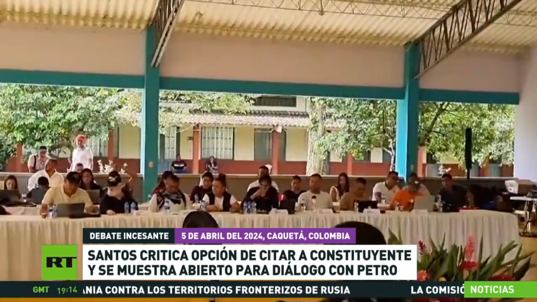 Colombia: Santos critica la opción de una Asamblea Constituyente y se muestra abierto al diálogo con Petro