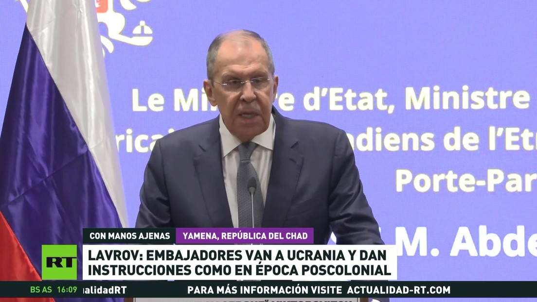 Lavrov: "En Ucrania todo sigue exactamente igual que en la época poscolonial"