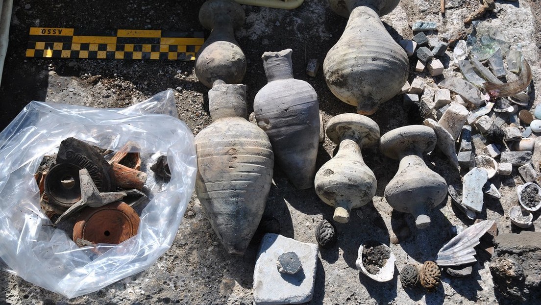 Descubren utensilios de sacrificio en un santuario del Imperio romano