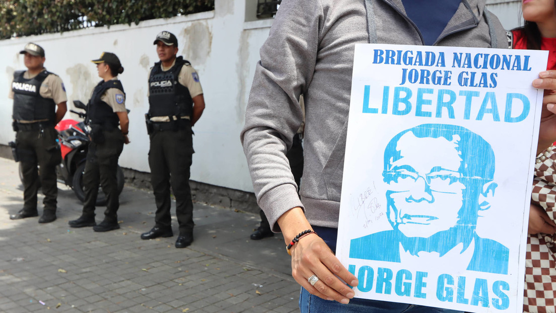 Justicia ecuatoriana confirma legalidad de la detención de Glas en la Embajada de México