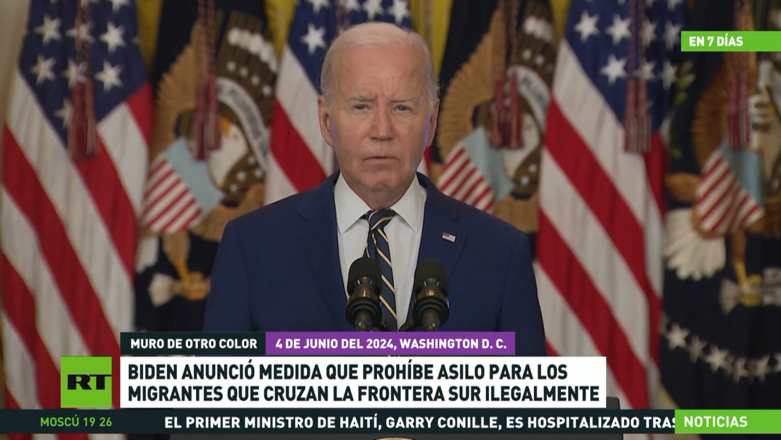 Biden anuncia medida que prohíbe asilo para los migrantes que cruzan la frontera sur ilegalmente