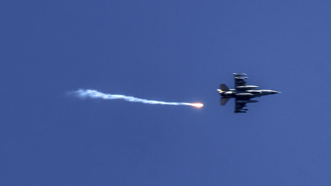 VIDEO: Hezbolá lanza misiles tierra-aire contra un caza israelí