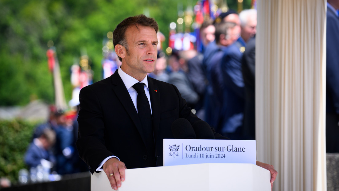 El presidente de Francia, Emanuel Macron