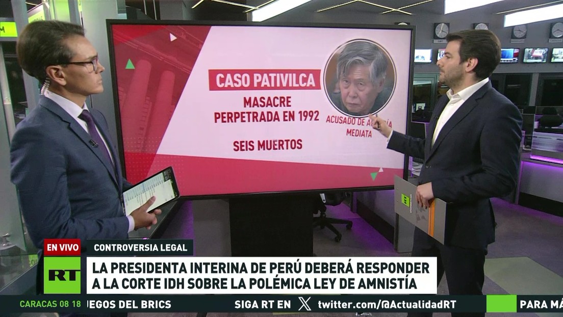 La presidenta interina de Perú deberá responder a la Corte IDH sobre la polémica Ley de Amnistía