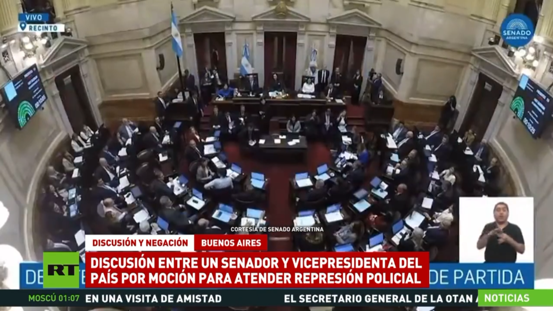 Senado argentino debate polémica Ley Bases, con ajuste de Milei, en medio de un fuerte rechazo social