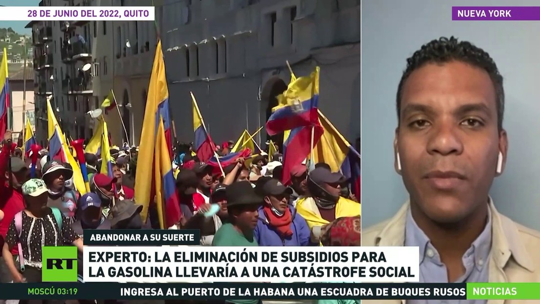 Gremios convocan protestas contra decisión del Gobierno de Ecuador de eliminar el subsidio a los combustibles