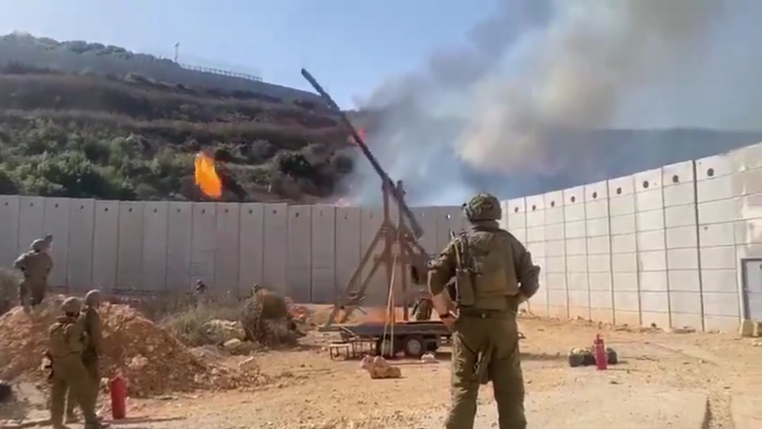 VIDEO: Israel usa armas de guerra medieval contra Hezbolá