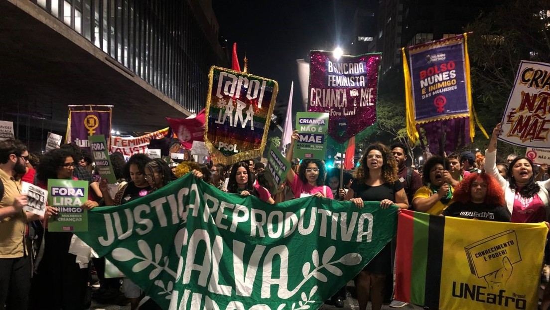 Protestas en varias ciudades de Brasil contra la ley que iguala el aborto con el homicidio (VIDEO)