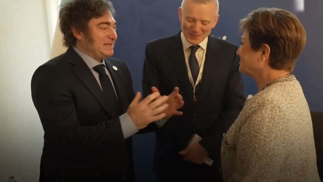 Milei se reúne con la directora del FMI en el marco del G7