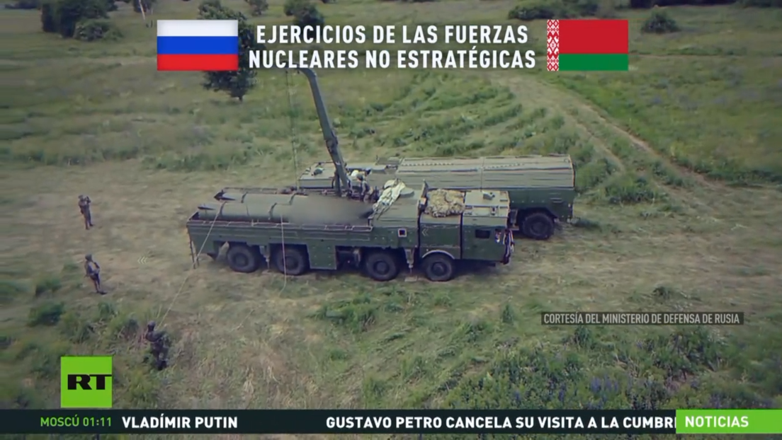 Se llevan a cabo ejercicios de las fuerzas nucleares no estratégicas de Rusia y Bielorrusia