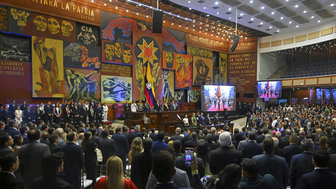 Parlamento de Ecuador condena "desafortunadas" frases de Noboa contra otros mandatarios