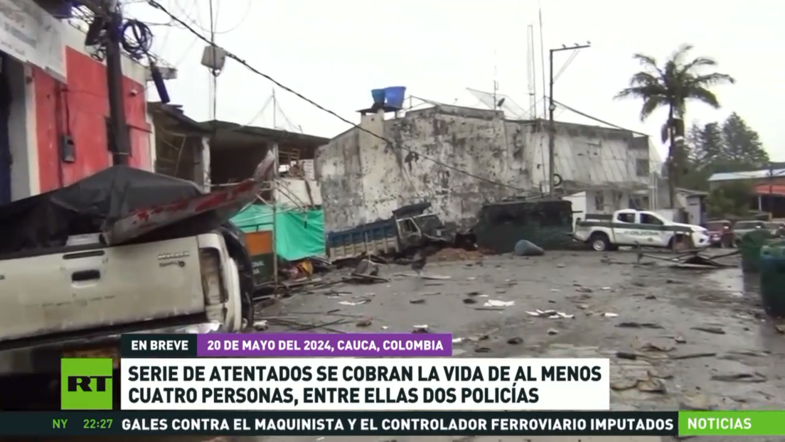 Serie de atentados en Colombia se cobran la vida de al menos cuatro personas