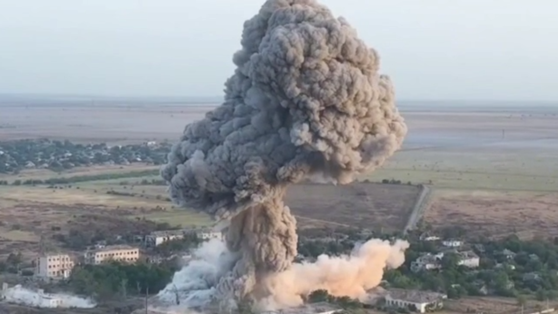 Aparece video de un poderoso ataque ruso con bombas FAB-500 contra un puesto de mando ucraniano