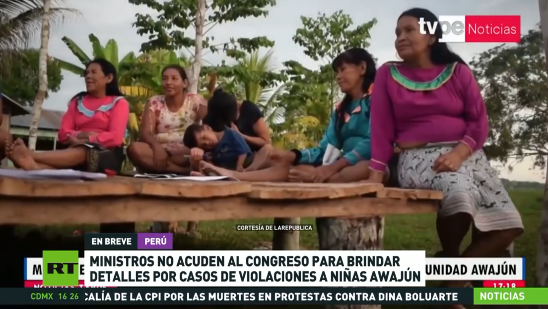Ministros de Perú no acuden al Congreso para brindar detalles sobre casos de violaciones a niñas awajún
