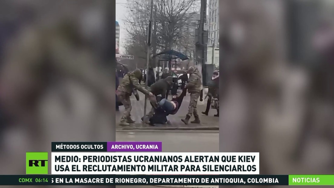 Politico: Periodistas ucranianos alertan de que Kiev usa el reclutamiento militar para silenciarlos