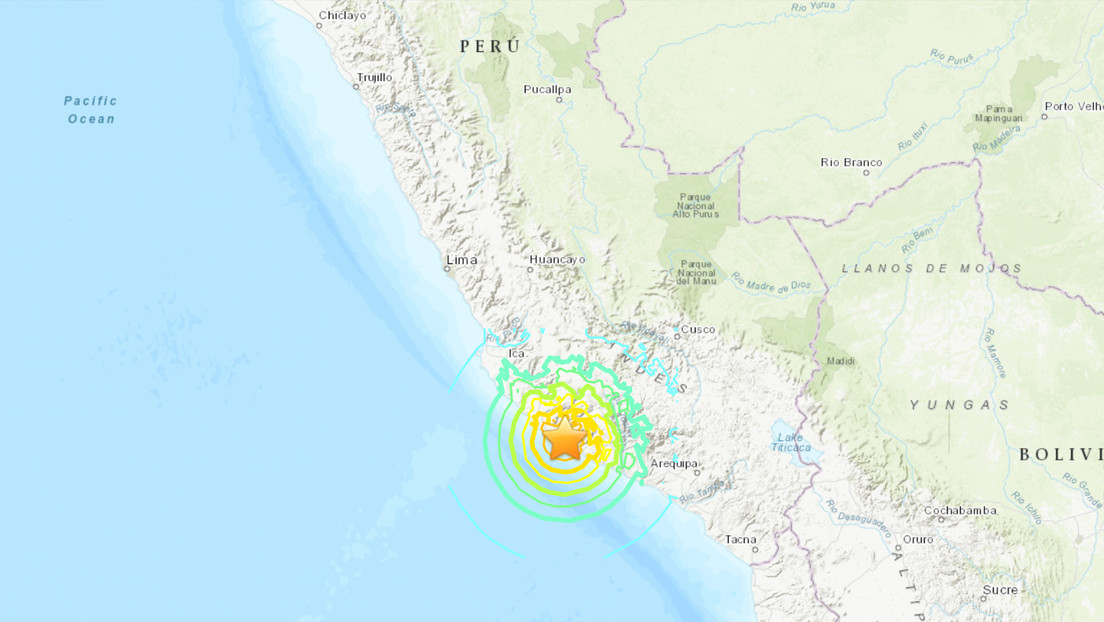 Alerta de tsunami tras un sismo de magnitud 7 en el sur de Perú