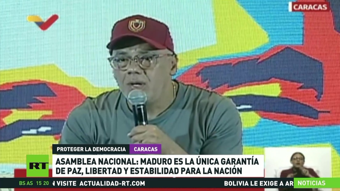 Asamblea Nacional ve a Maduro como la única garantía de paz en Venezuela