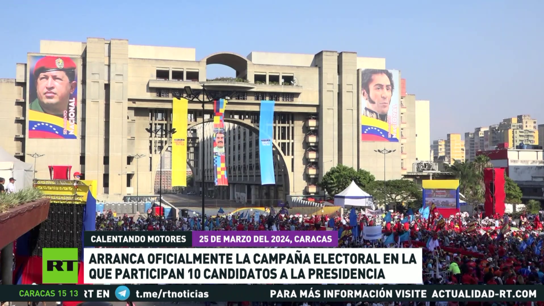 Arranca oficialmente la campaña electoral en Venezuela con 10 candidatos a la Presidencia