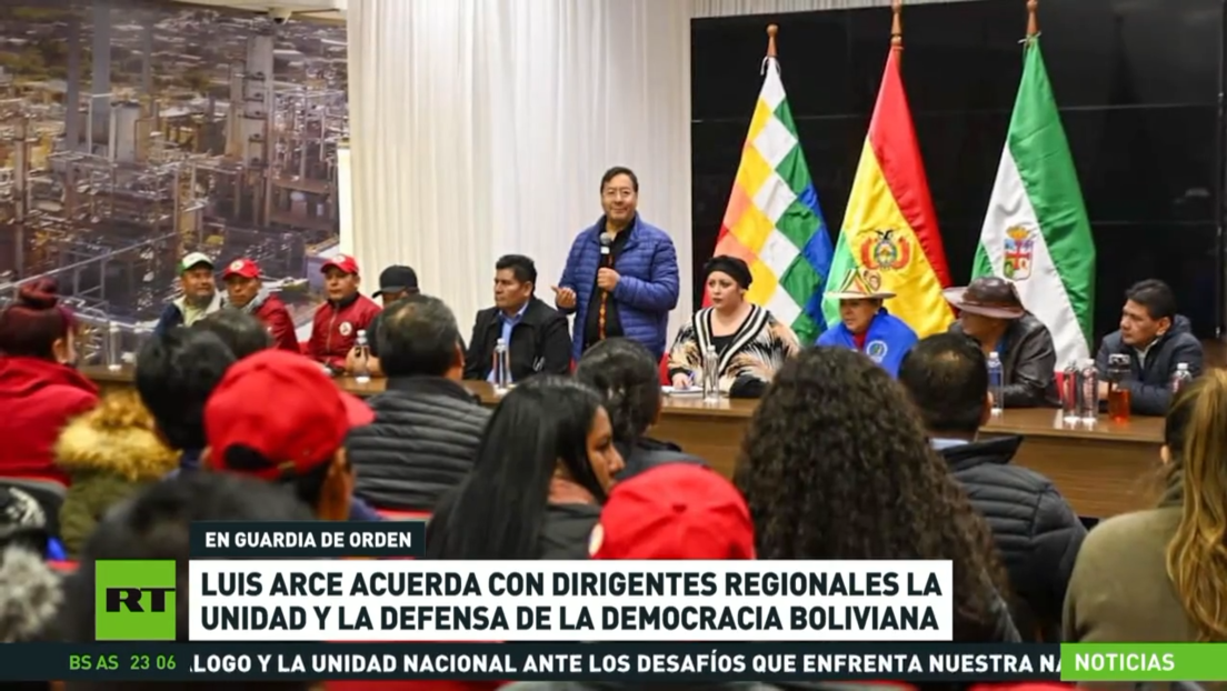 Luis Arce acuerda con dirigentes regionales la unidad y la defensa de la democracia boliviana