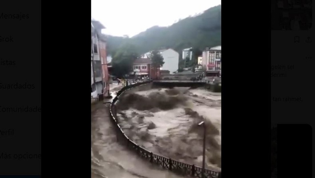 Lluvias torrenciales provocan mortales inundaciones en Turquía (VIDEOS)