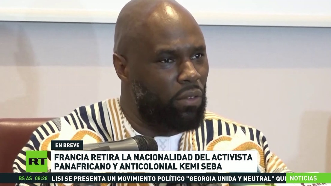 Francia retira la nacionalidad del activista panafricano y anticolonial Kemi Seba