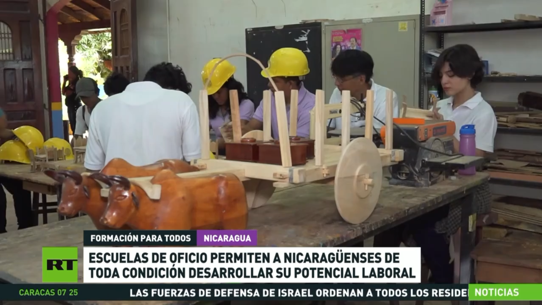 Escuelas de oficio permiten a los nicaragüenses de todas clases sociales desarrollar su potencial laboral