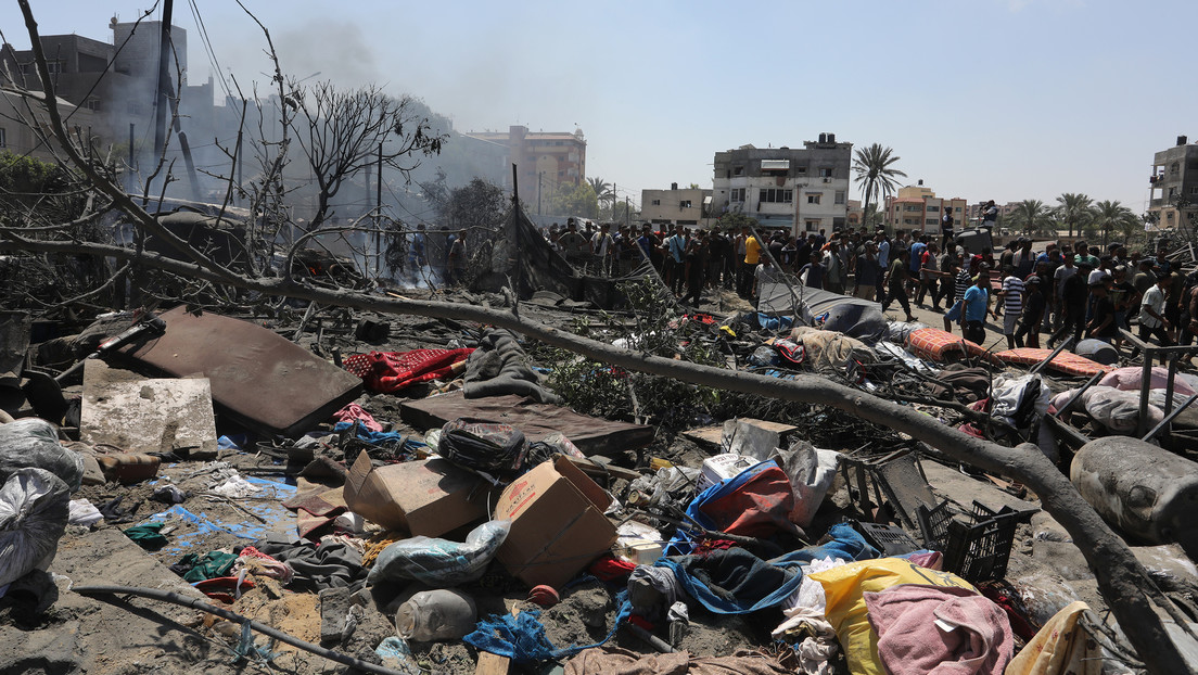 Más de 70 muertos y cientos de heridos en un ataque israelí a una 'zona segura' en Gaza